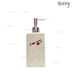 Bình dáng vuông hoa đào size đại 500ml