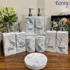 Bình dáng vuông vân đá size đại 500ml