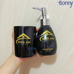 Bình dáng xoài đen 200ml
