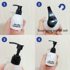Bình dáng trứng nhỏ cát trắng 100ml