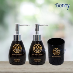 Bình dáng xoài đen 200ml