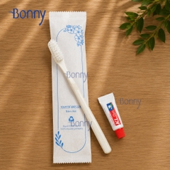 Bộ đồ dùng khách sạn Amenities túi vải không dệt ruột nhựa bịch 100c