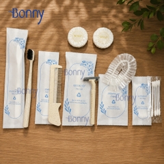 Bộ đồ dùng khách sạn Amenities túi vải không dệt ruột thân thiện bịch 100c