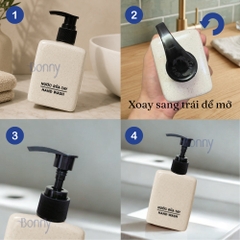 Bình dáng chữ nhật cát trắng 200ml