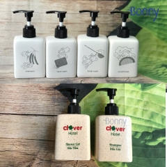 Bình dáng chữ nhật cát trắng 200ml