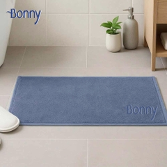 Thảm chân 100% cotton siêu thấm hút 45x65cm - GHI