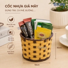 Giỏ mây tròn