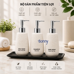 Bình dáng vuông vát cát trắng 320ml