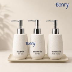 Bình dáng vuông vát cát trắng 320ml