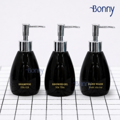 Bình dáng xoài đen 200ml