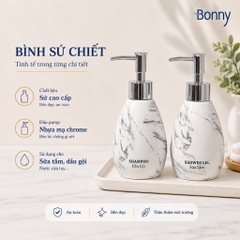 Bình dáng xoài vân đá 200ml