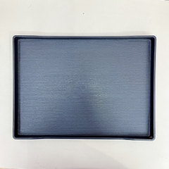 Khay nhựa vân gỗ đen
