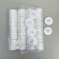 Bịch 50 Xà bông xếp tròn 10gam