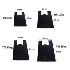 1kg Túi bóng đen có quai