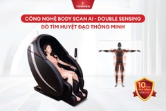 Ghế massage 6D nội địa Nhật Toshiko Sakura (AnmaohIV)