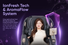 Ghế massage Sóng Âm Trị Liệu Con lăn 4D Toshiko T95 Pro