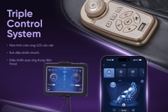 Ghế massage Sóng Âm Trị Liệu Con lăn 4D Toshiko T95 Pro