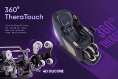 Ghế massage Sóng Âm Trị Liệu Con lăn 4D Toshiko T95 Pro
