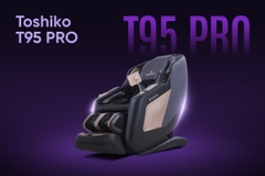 Ghế massage Sóng Âm Trị Liệu Con lăn 4D Toshiko T95 Pro