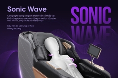 Ghế massage Sóng Âm Trị Liệu Con lăn 4D Toshiko T95 Pro