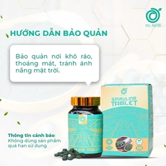 VIÊN NÉN TẢO XOẮN SPIRULINA NGUYÊN CHẤT SPINUTRI LỌ 400 VIÊN