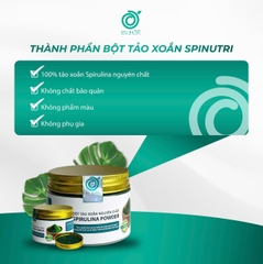 BỘT TẢO XOẮN SPIRULINA NGUYÊN CHẤT SẤY LẠNH 100G
