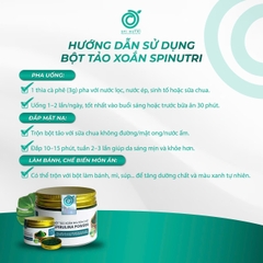 BỘT TẢO XOẮN SPIRULINA NGUYÊN CHẤT SẤY LẠNH 100G