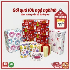 Gói bọc quà tặng bé kèm lời chúc