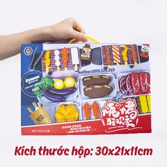 Bộ đồ nướng BBQ nhiều món ăn để nhận biết các món ăn và giải trí cho bé