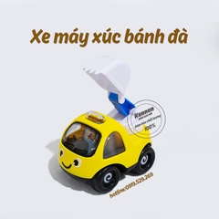 Xe bánh đà, xe vặn cót nhiều màu an toàn cho bé