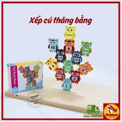 Xếp hình gấu thăng bằng chính hãng CABI gỗ cao cấp