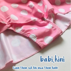 Bikini bé gái chấm bi 1 mảnh đủ các size