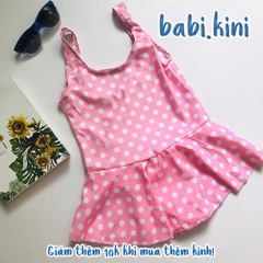 Bikini bé gái chấm bi 1 mảnh đủ các size