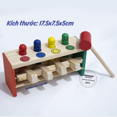 Đồ chơi sơ sinh đập gỗ vui vẻ phát triển kỹ năng đầu đời cho bé từ 6m+ LOẠI ĐẸP