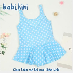 Bikini bé gái chấm bi 1 mảnh đủ các size