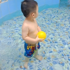 Quần bơi bé trai người nhện-giãn 4 chiều size 10-25 kg (có thể mua kèm combo kính, mũ, nút tai)