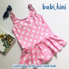 Bikini bé gái chấm bi 1 mảnh đủ các size