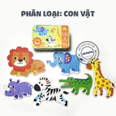 Siêu Ghép hình puzzle bản to cho bé 2+