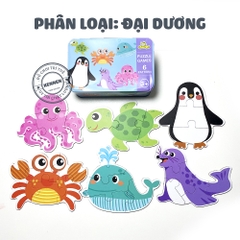 Siêu Ghép hình puzzle bản to cho bé 2+