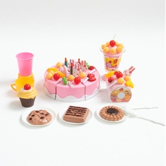 Bộ cắt bánh sinh nhật nhỏ 43 chi tiết nhựa abs an toàn cho bé