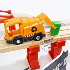 Siêu mô hình thành phố gỗ [Phát triển tư duy sáng tạo] 106 chi tiết kích thước 1.2x1.3m