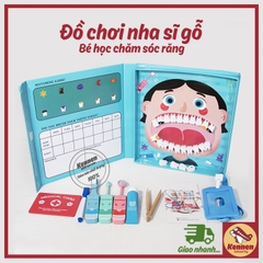 Bộ đồ chơi bác sĩ gỗ 20 món bền đẹp cho bé