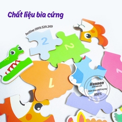 Siêu Ghép hình puzzle bản to cho bé 2+