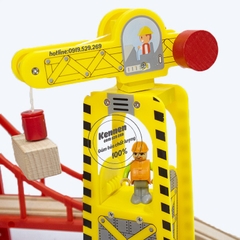Siêu mô hình thành phố gỗ [Phát triển tư duy sáng tạo] 106 chi tiết kích thước 1.2x1.3m