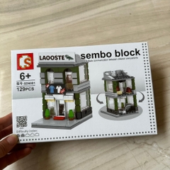 Ghép mô hình Sembo các thương hiệu nổi tiếng loại to