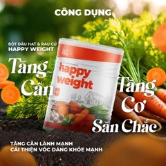 Bột Đậu Hạt Rau Củ Happy Weight Thuần Chay Tâm An - Tăng Cân, Cơ Săn Chắc
