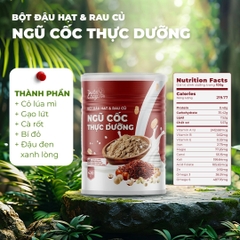 Bột Ngũ Cốc Thực Dưỡng Thuần Chay Tâm An - Kiểm Soát Đường Huyết