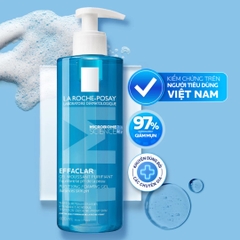 Gel Rửa Mặt Sạch Sâu Cho Da Dầu La Roche-Posay Effaclar Purifying Foaming Gel +M