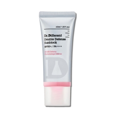Kem Chống Nắng Nâng Tone Trắng Hồng Dr.Different Double Defense Sunblock SPF50 / PA++++