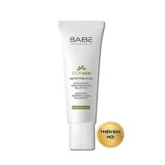 Kem Dưỡng Kiềm Dầu Giảm Mụn BABE Stop AKN Mattifying Fluid